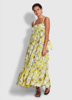 Summer Of Love Maxi Dress - Wild Lime