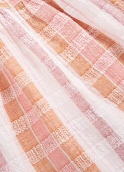 Textured Gingham Maxi Dress - Lilac -Seafolly Sales Store 54678 DR Lilac 10