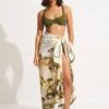 Palms Pareo - Olive -Seafolly Sales Store 54712 SG Olive 1