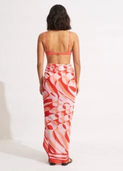 Poolside Pareo - Chintz Pink -Seafolly Sales Store 54720 SG ChintzPin 4