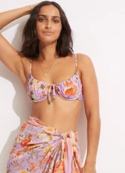 Paradise Garden Pareo - Lilac -Seafolly Sales Store 54733 SG Lilac 5