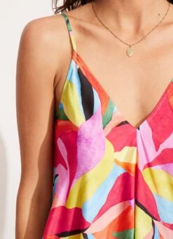 Tropfest Scarf Dress - Aquamarine -Seafolly Sales Store 54743 DR Aquamarine 5