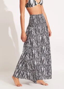 Zahara Dress Skirt - Black -Seafolly Sales Store 54745 DR Black 4