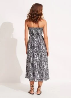 Zahara Dress Skirt - Black -Seafolly Sales Store 54745 DR Black 5