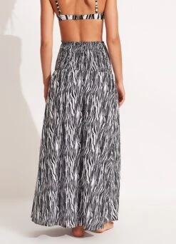 Zahara Dress Skirt - Black -Seafolly Sales Store 54745 DR Black 6